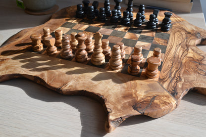 Hand Carved Chess Board