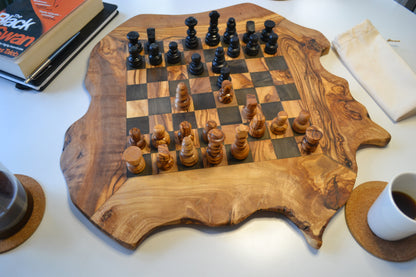 Hand Carved Chess Board