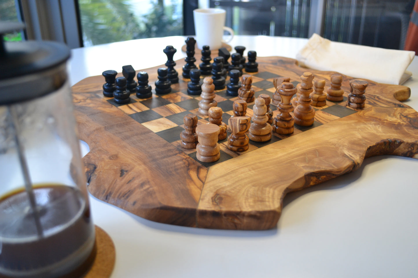 Hand Carved Chess Board