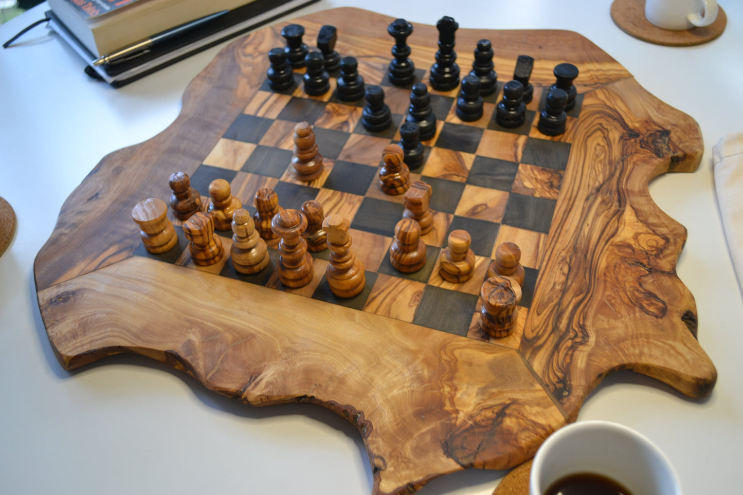 Hand Carved Chess Board