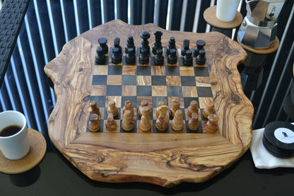 Hand Carved Chess Board