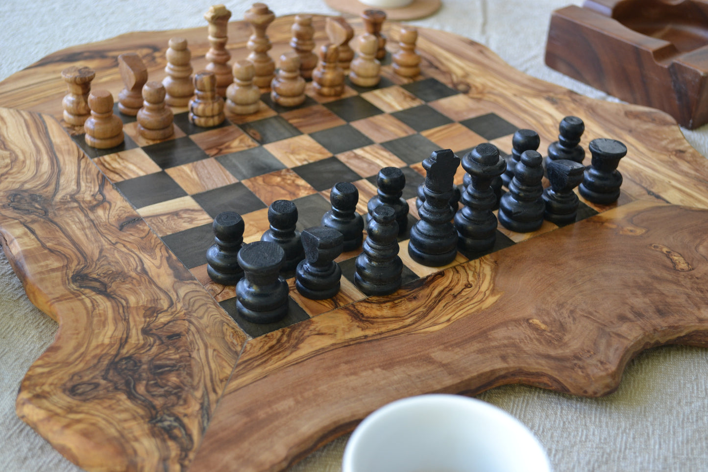 Hand Carved Chess Board