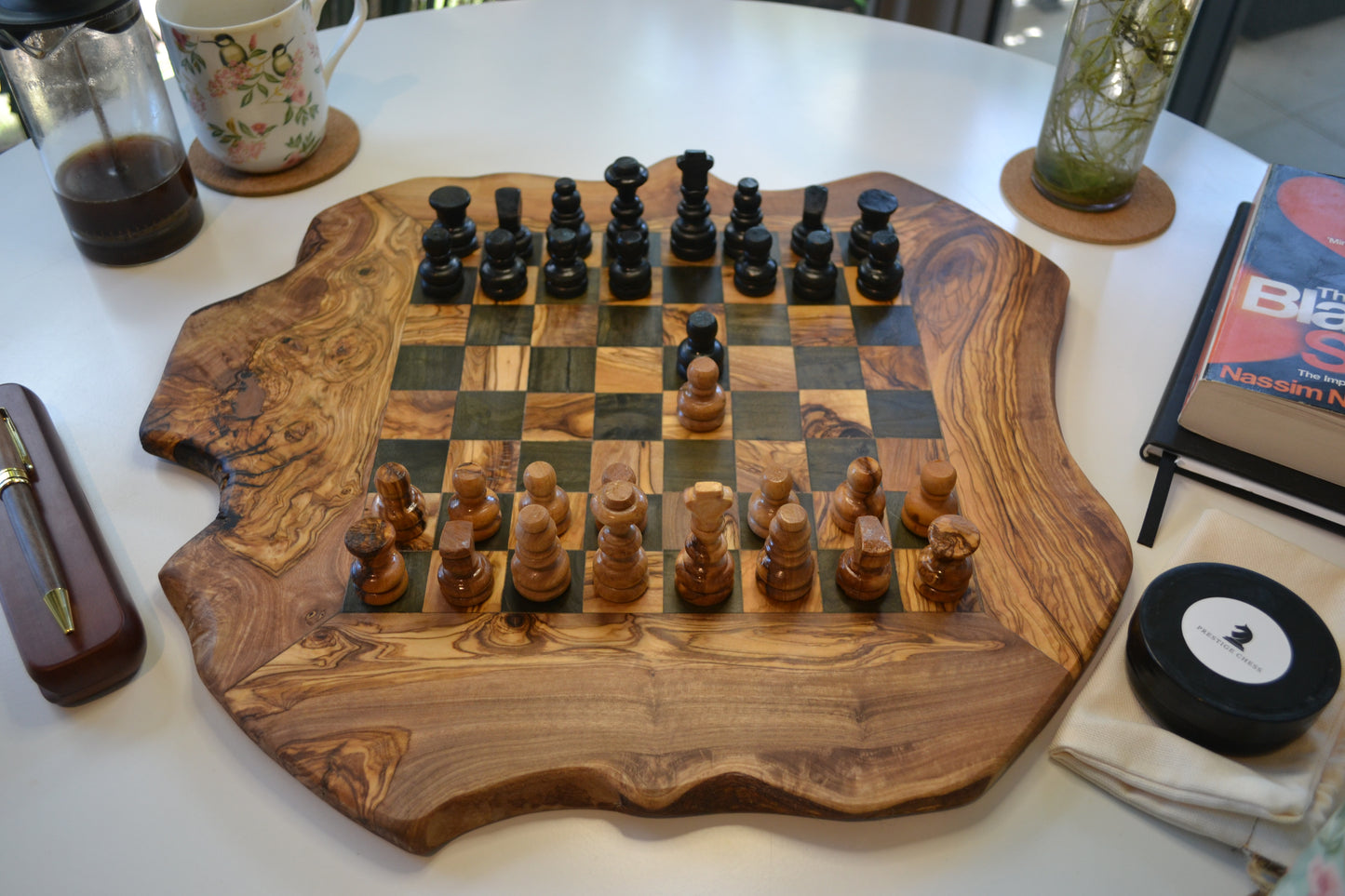 Hand Carved Chess Board